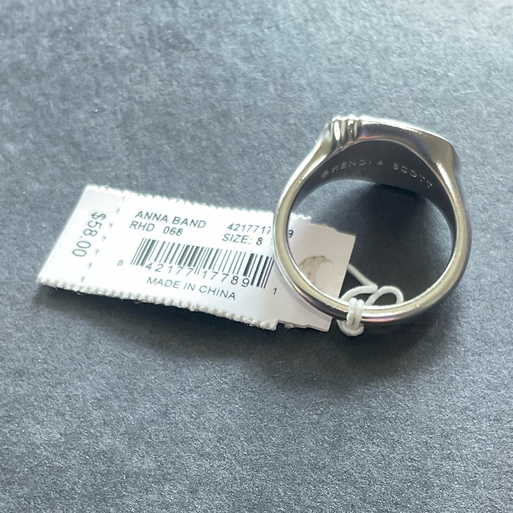 Kendra Scott Gray Illusion Ring 8 - Picture 9 of 10